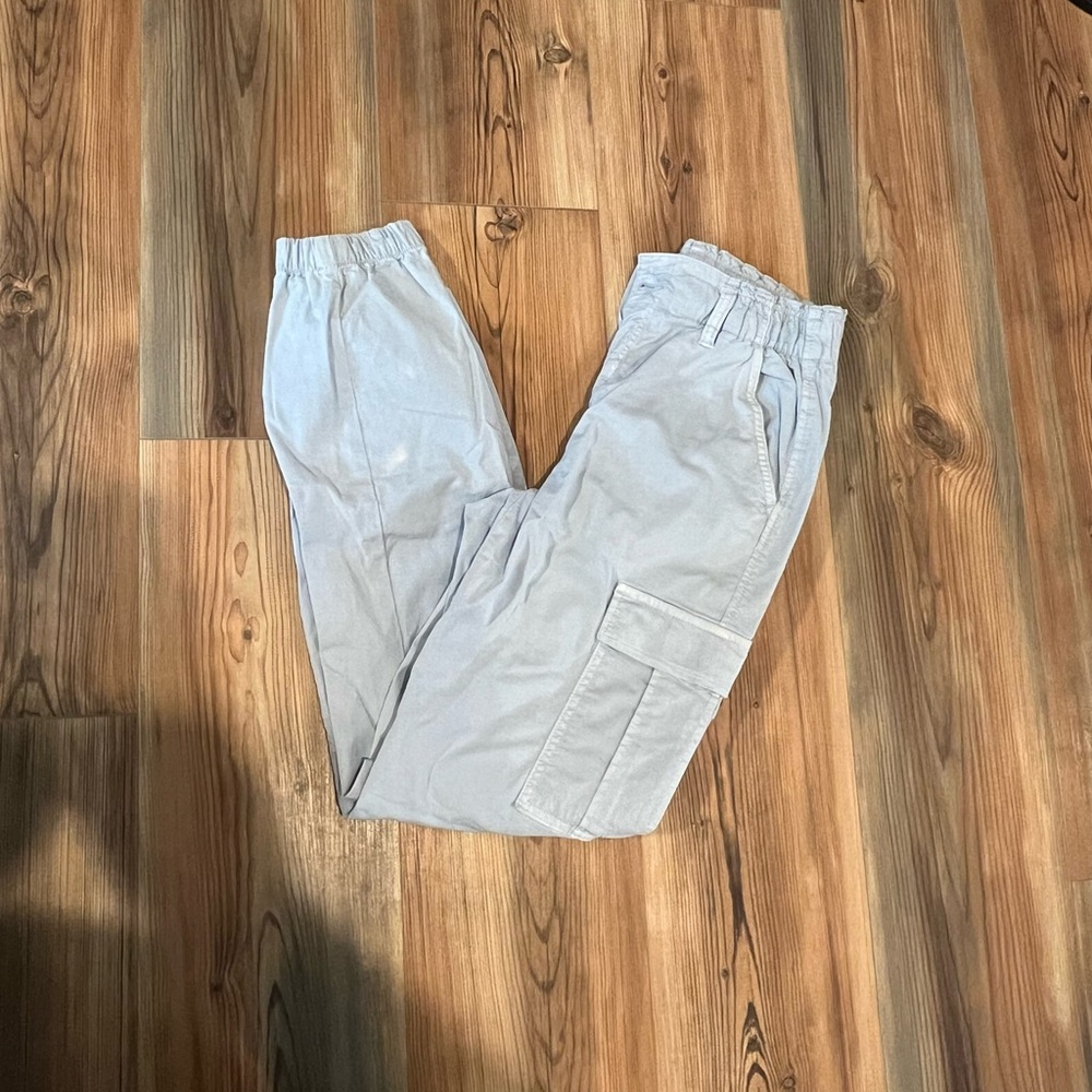 AEO Light Blue cargo jogger pants